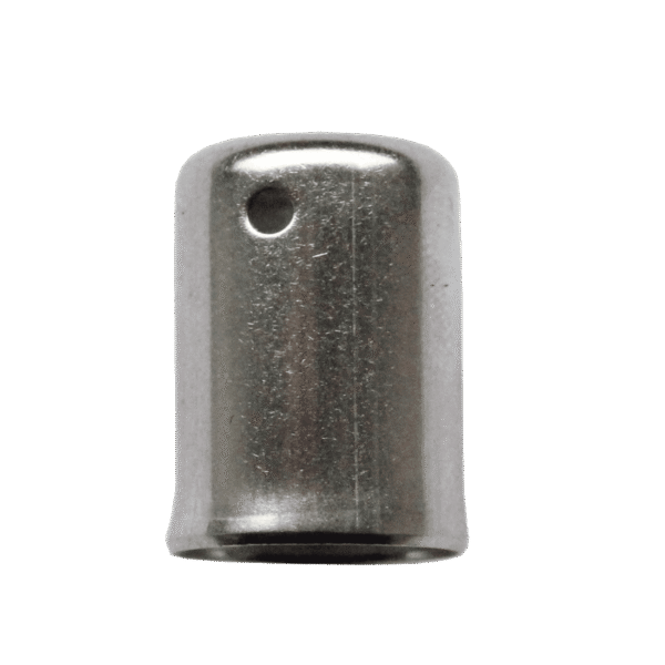 Stainless steel hose ferrule designed for secure and durable hose connections, ideal for industrial and high-pressure applications.