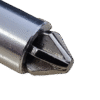 Close up photo of the star tip used on Maxsafe blowguns
