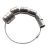 Ferrule keychain containing one of each size of ferrule stocked, showcasing the variety of sizes available
