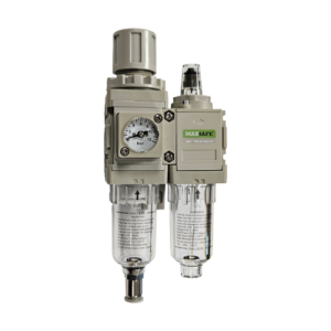 1/4″ BSP Filter Regulator + Lubricator - 2 Piece