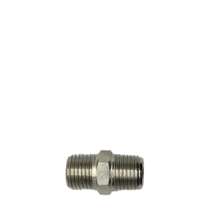 1/8" BSPT EQUAL NIPPLE MALE