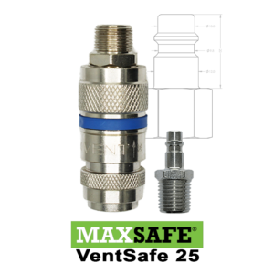 VS25 Series Venting Safety Lock Quick Release Couplings